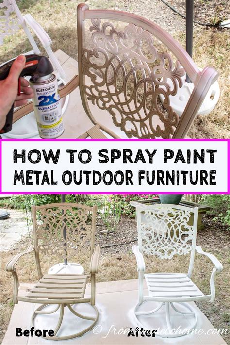 can exterior house paint be used on metal patio furniture|best outdoor metal furniture paint.